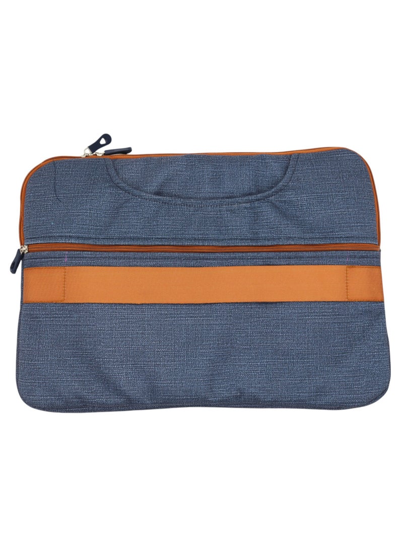 Gharibo Bags Slim Laptop bag model 1 - 15.6 Inch - Jeans - Image 1