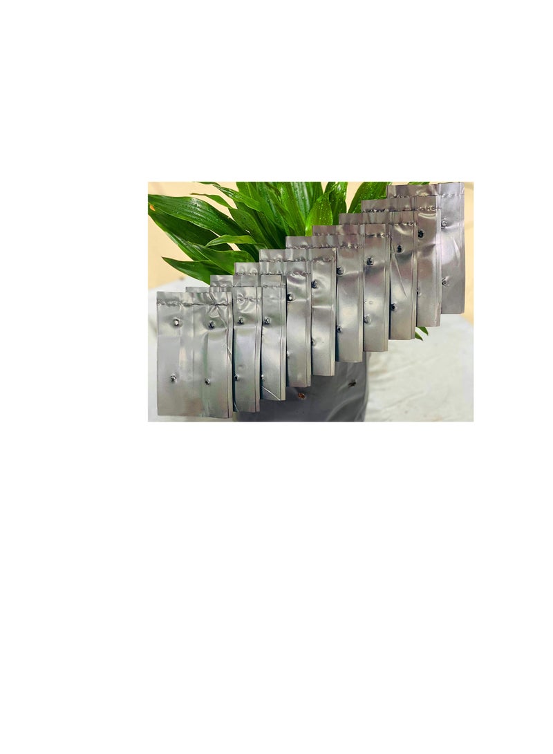 Generic Seeding Bags Small Plant Grow Bags Plastic Seedling Raising Pots Gardening Supply for Home Garden | 100 Pcs  - Image 1