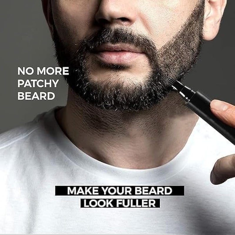 Beard Liner Pen Set for Men Waterproof & Sweatproof – Fine Point Tip Pen for Natural Look – Long Lasting for Professional Beard, Moustache & Eyebrows - Image 5