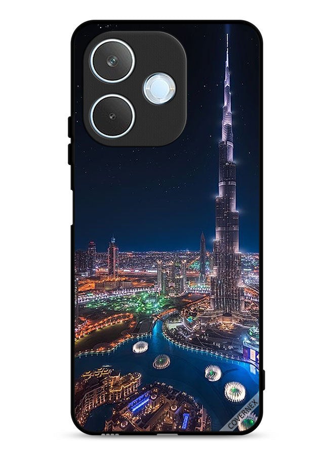 Covernex غطاء حماية لهاتف أوبو A5 برو منظر ليلي لوسط المدينة - Image 1