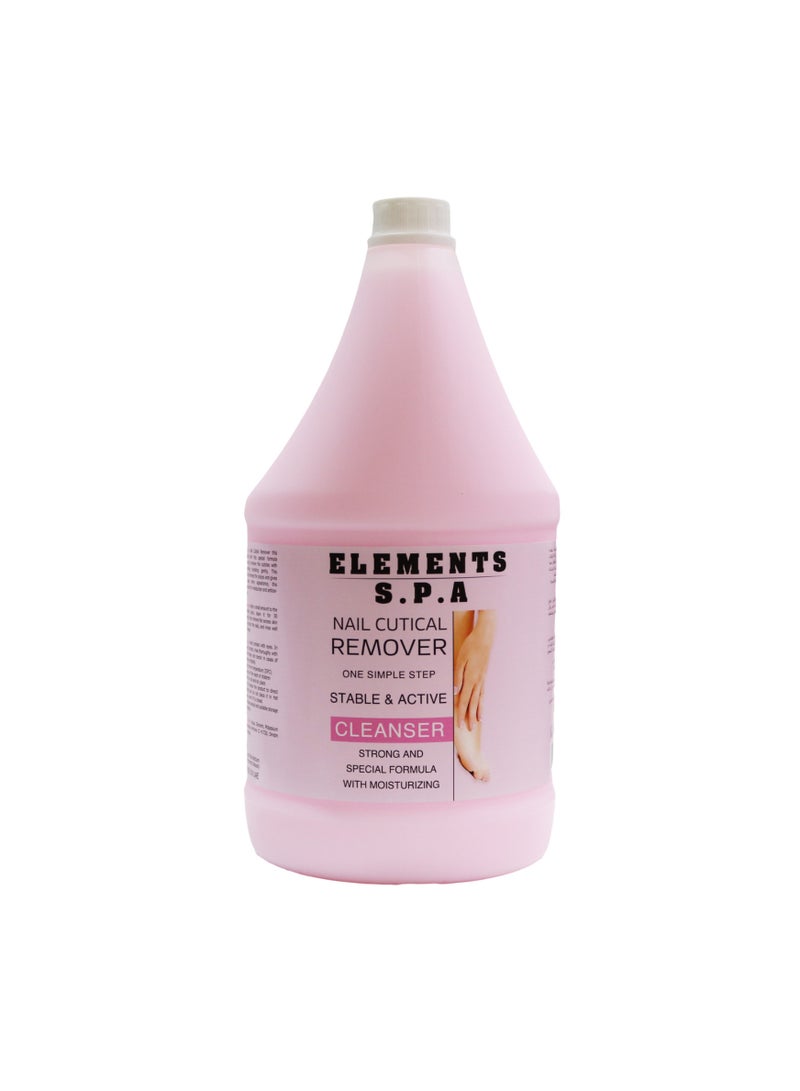 ELEMENTS NAIL CUTICLE REMOVER PINK 1 GALLON - Image 2