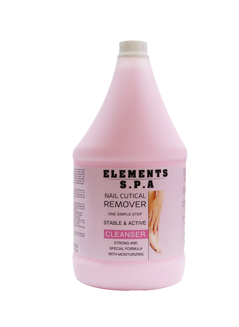 ELEMENTS NAIL CUTICLE REMOVER PINK 1 GALLON - Image 1