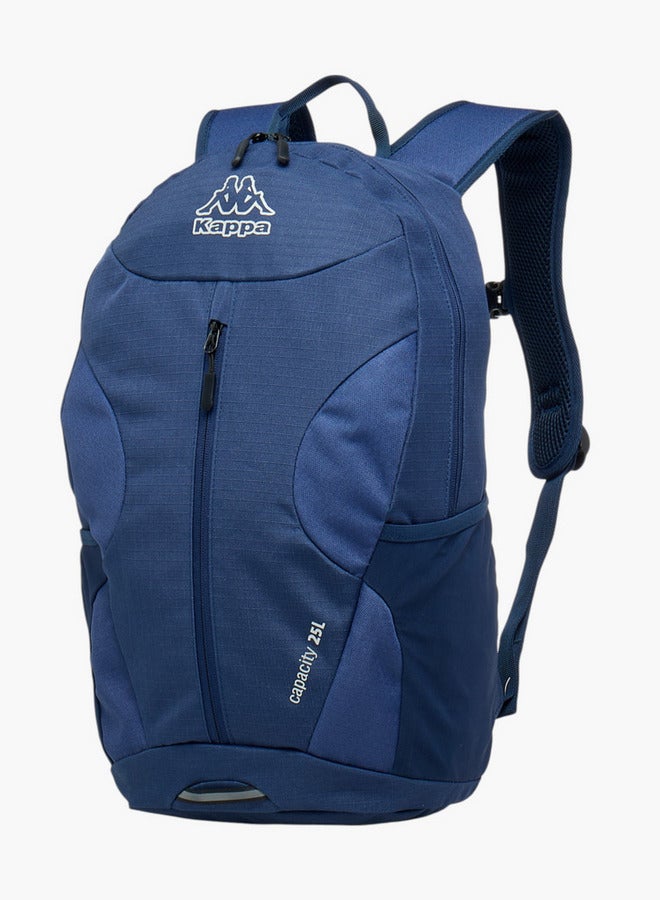 كابا حقيبة ظهر بطبعة شعار مع أحزمة قابلة للتعديل وإغلاق بسحاب - Image 2