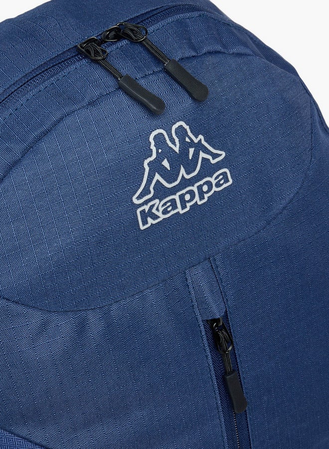 كابا حقيبة ظهر بطبعة شعار مع أحزمة قابلة للتعديل وإغلاق بسحاب - Image 5