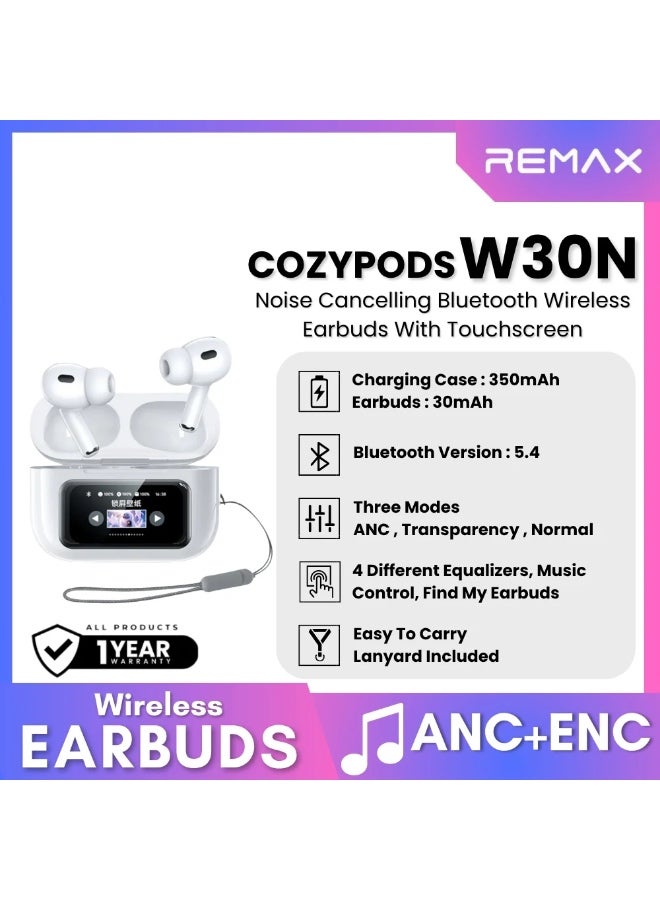 remax Remax noise-cancelling True Wireless Earbuds With Touchscreen Cozypods W30n Connection Type: Bluetooth/Wireless