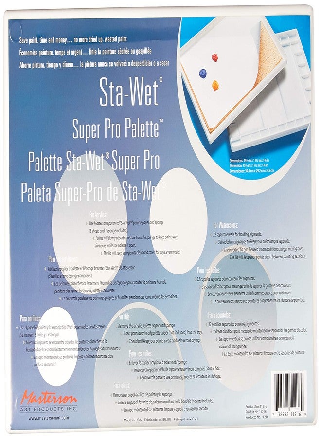 KTM® Art Sta-Wet Super Pro Palette