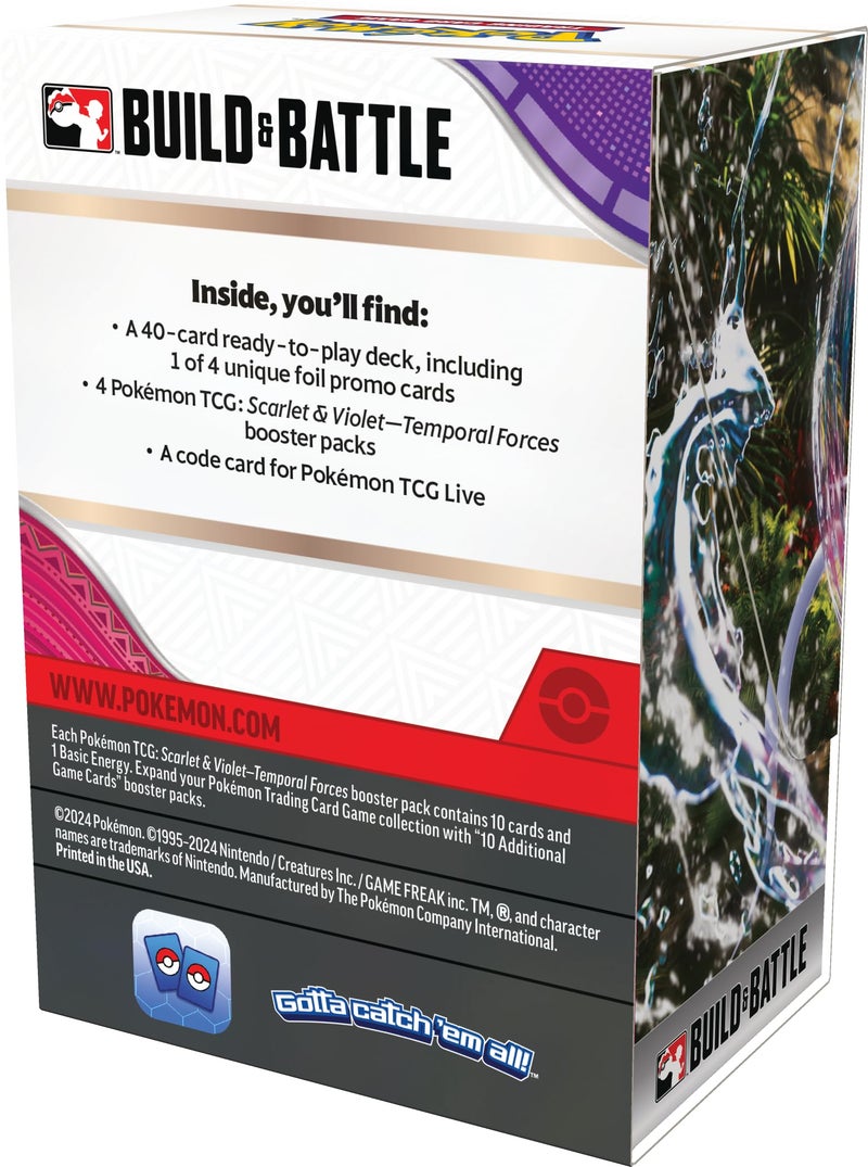 POKEMON TCG: Scarlet and Violet: Temporal Forces: Build & Battle Box - Image 2