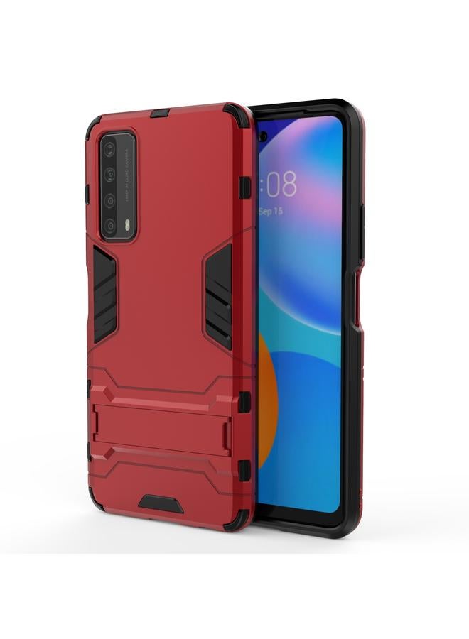 S-TOP Case For Huawei P smart 2021 PC + TPU Shockproof Protective Case with Holder - Image 2