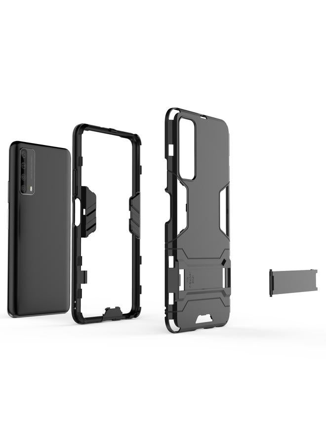 S-TOP Case For Huawei P smart 2021 PC + TPU Shockproof Protective Case with Holder - Image 5