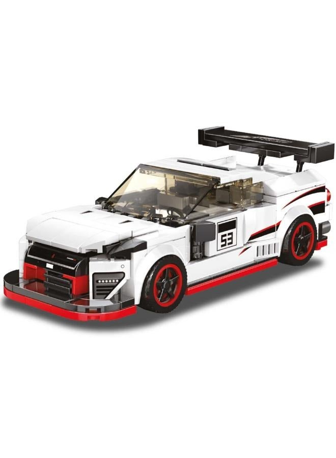 Sports Car Building Block Set, RC Car Model Set for kids Aged 7-14, Adult Collectible, 326 Pieces  - Image 1
