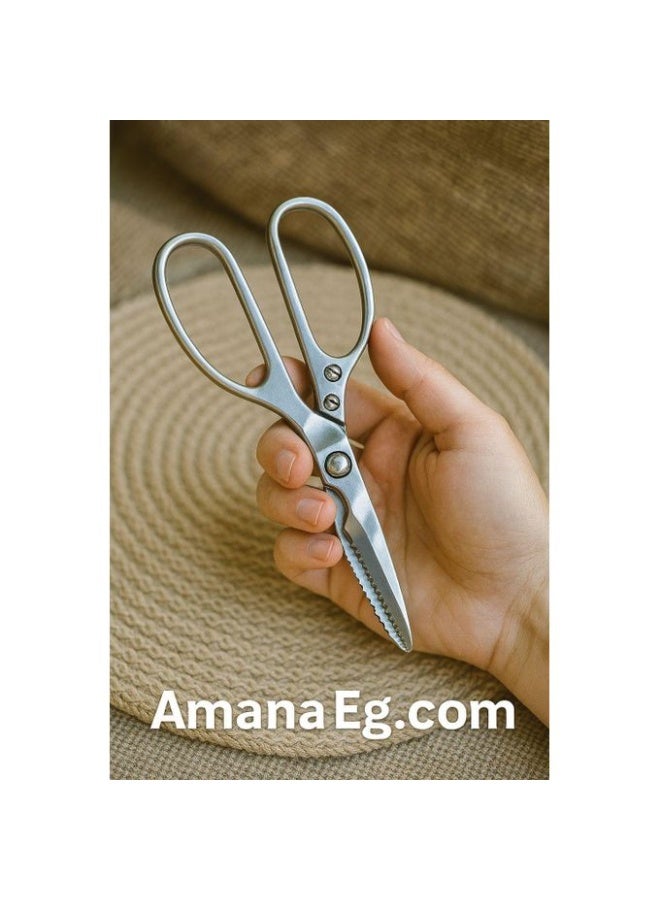 Kitchen Scissors, food scissors,Premium Stainless Steel Solid Kitchen Shears for Meat, Seafood, Chicken, Vegetables, Herbs, BBQ, Bottle Opener, - Image 3