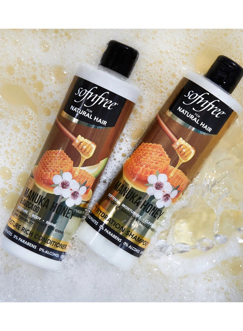 سوفن فري شامبو وبلسم عسل المانوكا والأفوكادو 350*2 مل - Image 3