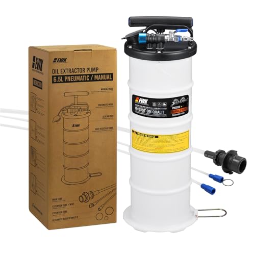 EWK 65L PneumaticManual Oil Extractor Oil Change Pump for Automotive Fluids Vacuum Evacuation Fluid Extractor Pump Tool