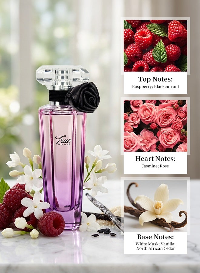 FLOWER OF STORY 3-Piece Women Eau de Parfum Gift Set, Perfect Gift for Birthday Holiday Anniversary, Romantic Long-Lasting Fragrance Mini Perfume Sampler Collection Kit - Image 4