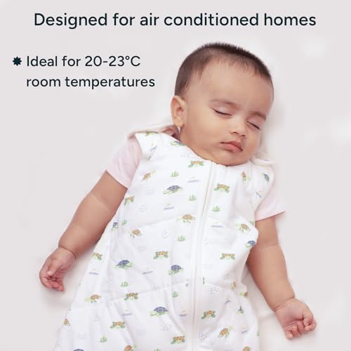 NINTARABABY 1.5 TOG Sleep Sack - Premium Organic Cotton, Soft, Breathable, Winter Swaddle & Wearable Blanket for Newborns, Infants (18-24 Months), Unisex Baby Sleeping Bag, Gifts for Babies - Image 2