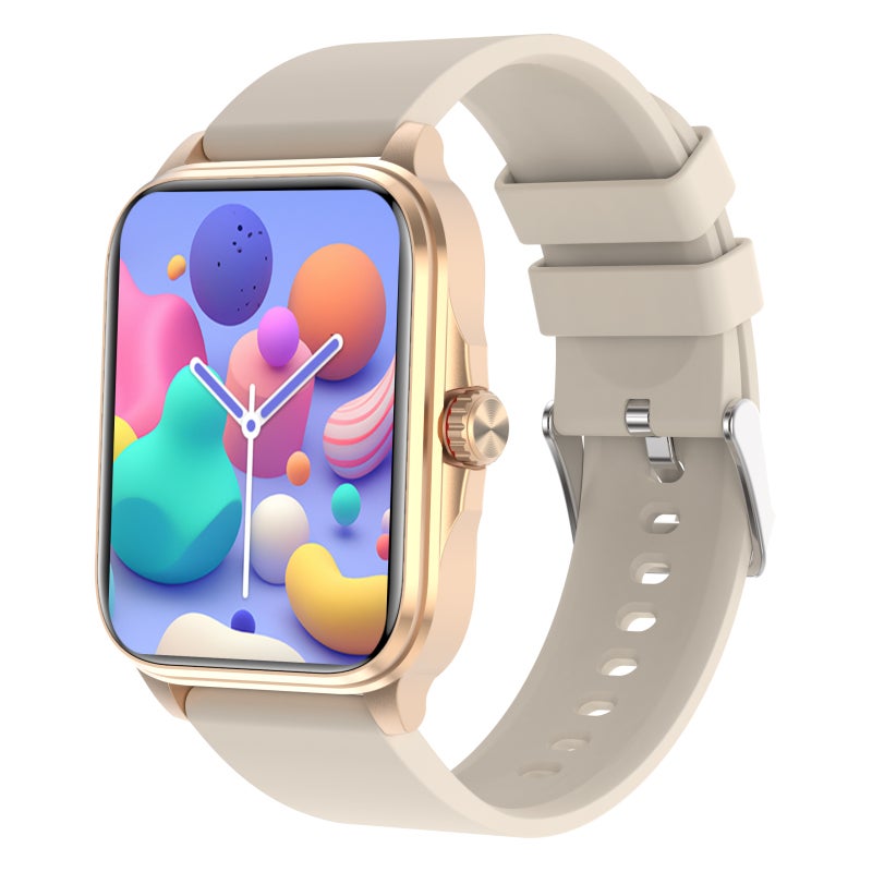 Smartwatch: 1.91-Inch IPS TFT Display, Call & Text Functionality - IP67 Waterproof, Health Monitoring Smartwatch for Men, Women, iOS & Android Users - Image 1