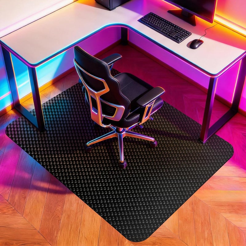 Vicwe Gaming Chair Mat for Hard Floor,36" x 48" Computer Chair Mat for Tile Floor,Anti-Slip Hard Floor Protector Rolling Chair for Office Home - Image 1