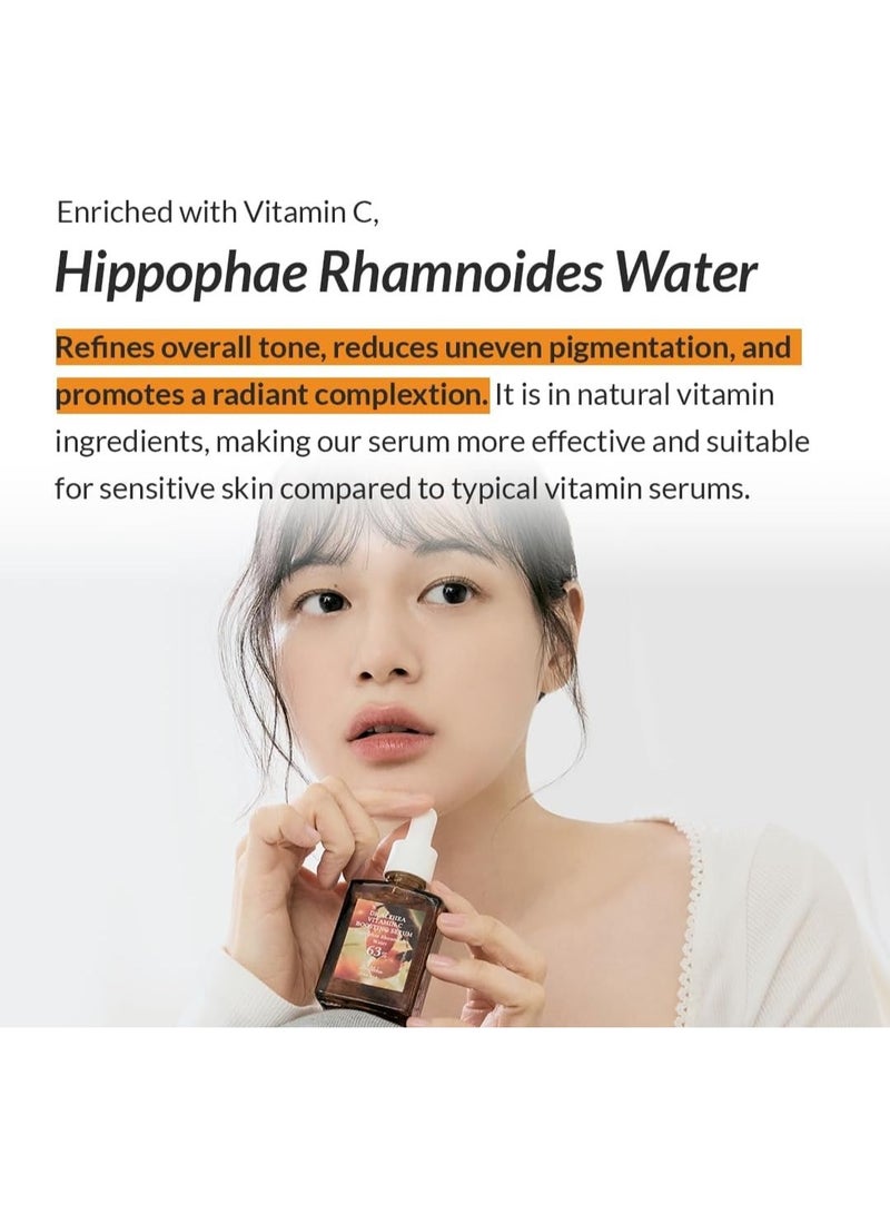 دي آر.ألثيا سيروم معزز بفيتامين C وسيروم فيتامين اللطيف من دكتور الثيا مناسب للبشرة الحساسة توحيد لون البشرة جيد للتصبغ والعناية بالبشرة الكورية المعزز والمجدد لحيوية - Image 3