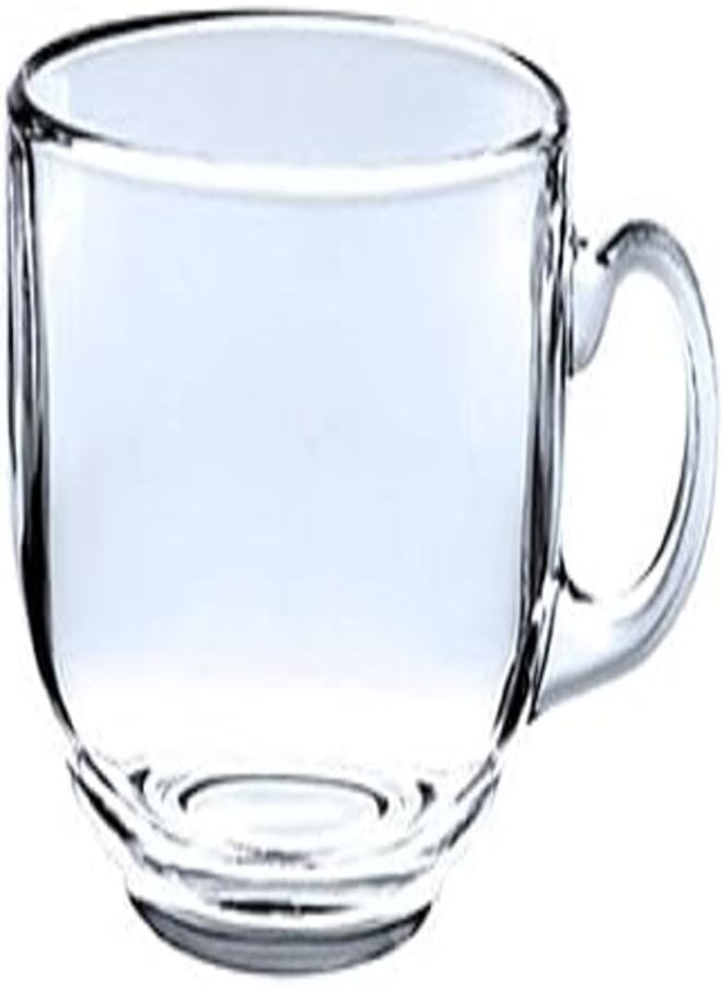 Blinkmax 260ml pure white and translucence blink max glass milk cup 