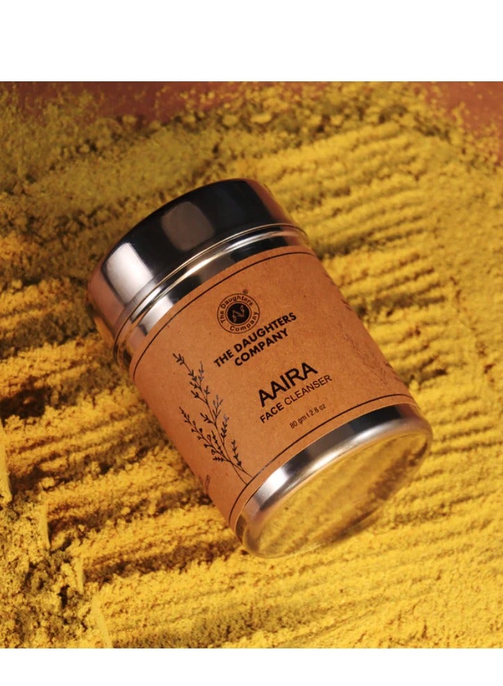 The Daughters Company AAIRA  FACE CLEANSER | Made with pure herbs, flowers, roots & seeds | Removes dull skin to give healthy glowing skin - Image 1