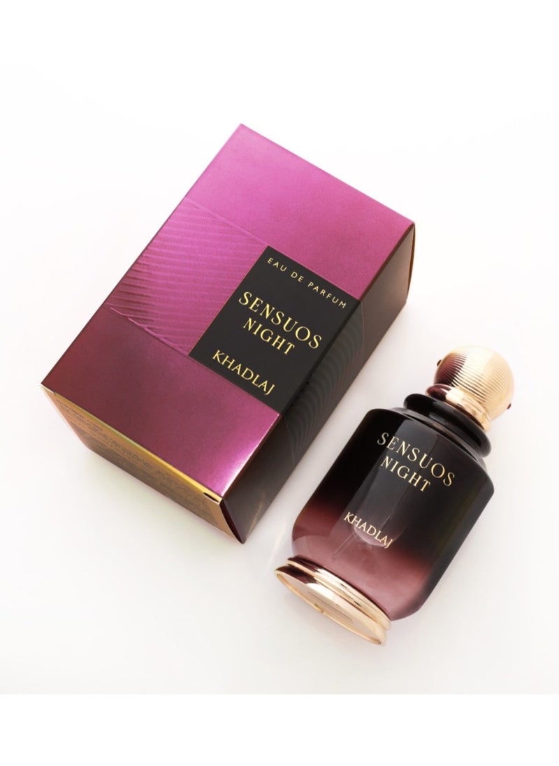 KHADLAJ سينسوس نايت 100 مل بخاخ ماء عطر للنساء  - Image 3