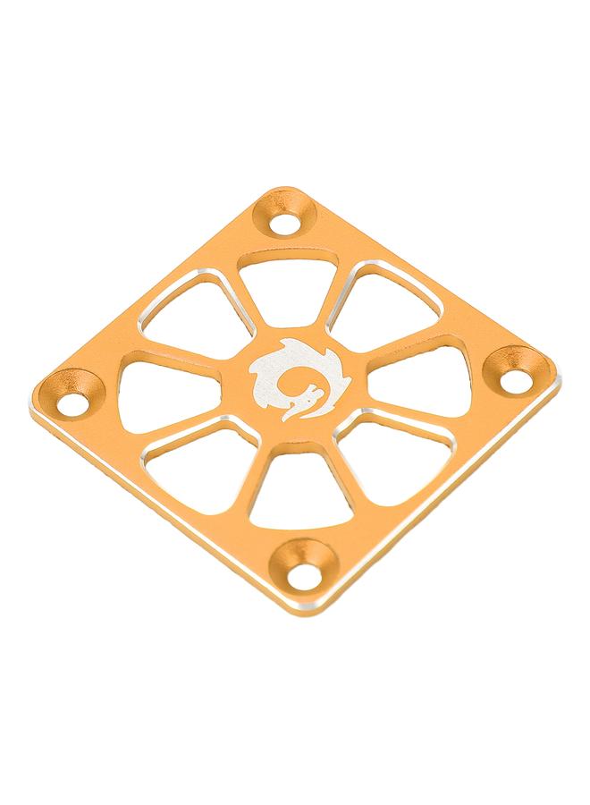 Loquat RC Cooling Fan Cover 1.57in Wide Aluminium Alloy Easy Installation RC ESC Cooling Fan Cover for Repair Replacement Gold Color - Image 5