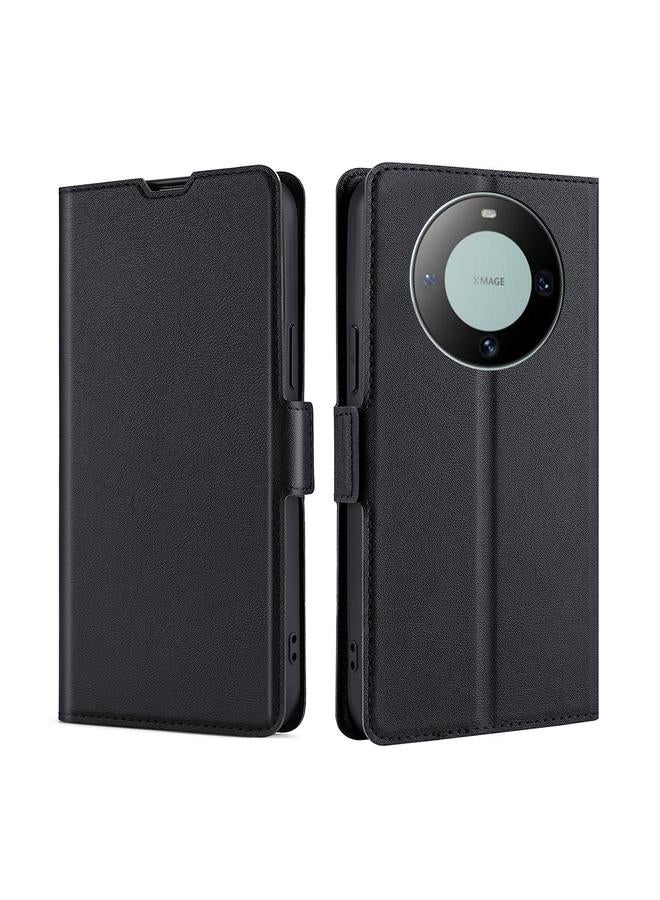 S-TOP Case For Huawei Mate 60 Ultra-thin Voltage Side Buckle Horizontal Flip Leather Phone Case - Image 1