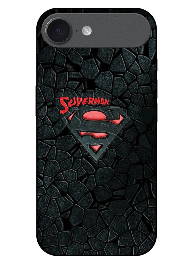 الصيد العين غطاء حماية مطبوع لهاتف Apple iPhone 17 AIR - شعار سوبرمان أسود