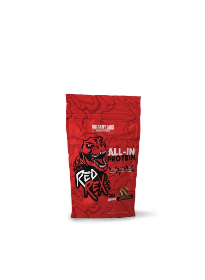 ريد ريكس بروتين متكامل بنكهة الشوكولاتة وزبدة الفول السوداني