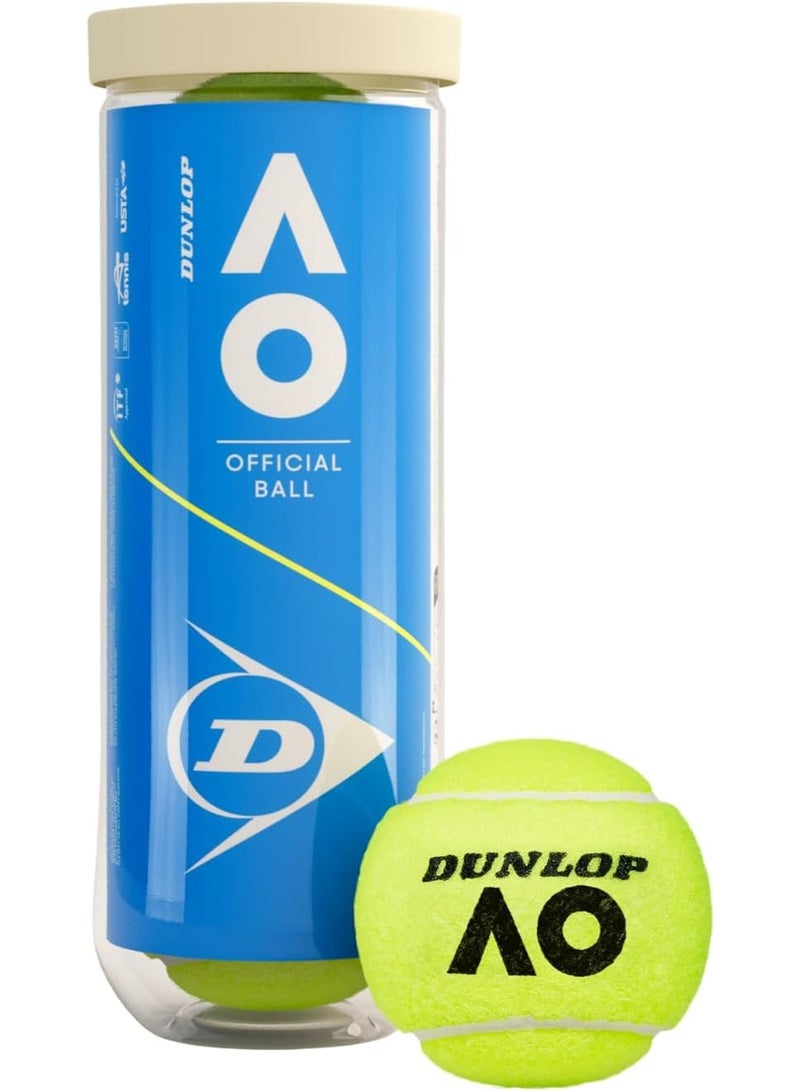 Dunlop Sports All Rubber Open Tennis Ball – Durable High-Bounce Training Tennis Ball for Practice, Coaching & Recreational Play, Suitable for Indoor & Outdoor Use, Long-Lasting Performance Ball for Beginners & Professionals - Image 1