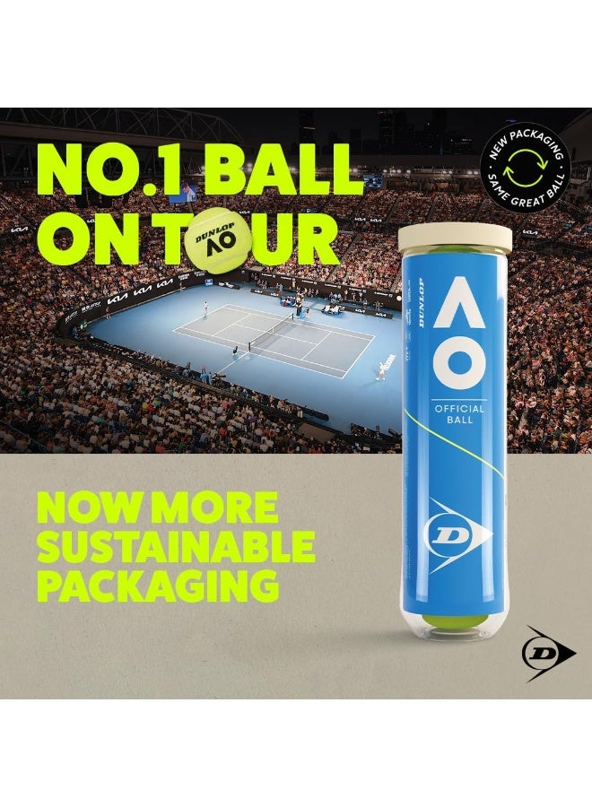 Dunlop Sports All Rubber Open Tennis Ball – Durable High-Bounce Training Tennis Ball for Practice, Coaching & Recreational Play, Suitable for Indoor & Outdoor Use, Long-Lasting Performance Ball for Beginners & Professionals - Image 4