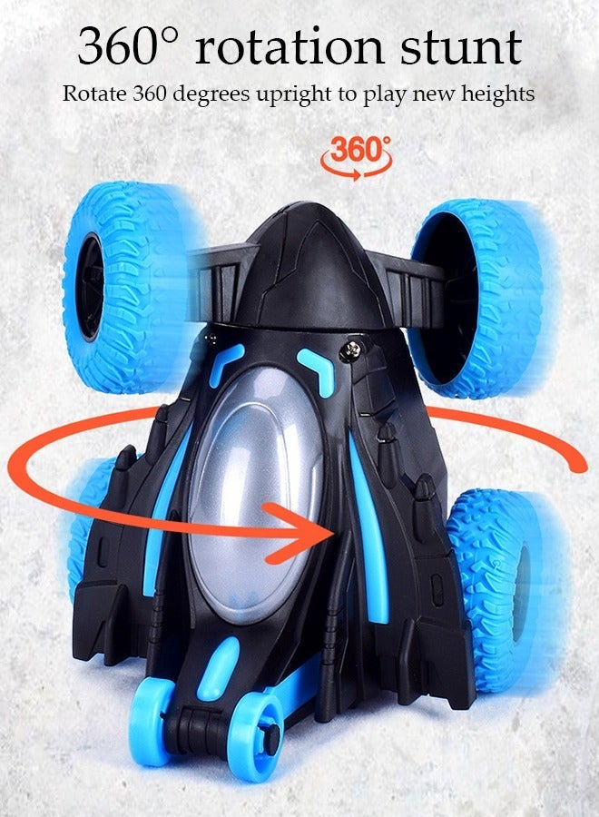 DUNISO 360 ° rotating remote control toy car with lights and music for rolling, suitable as a gift for boys and girls - Image 3