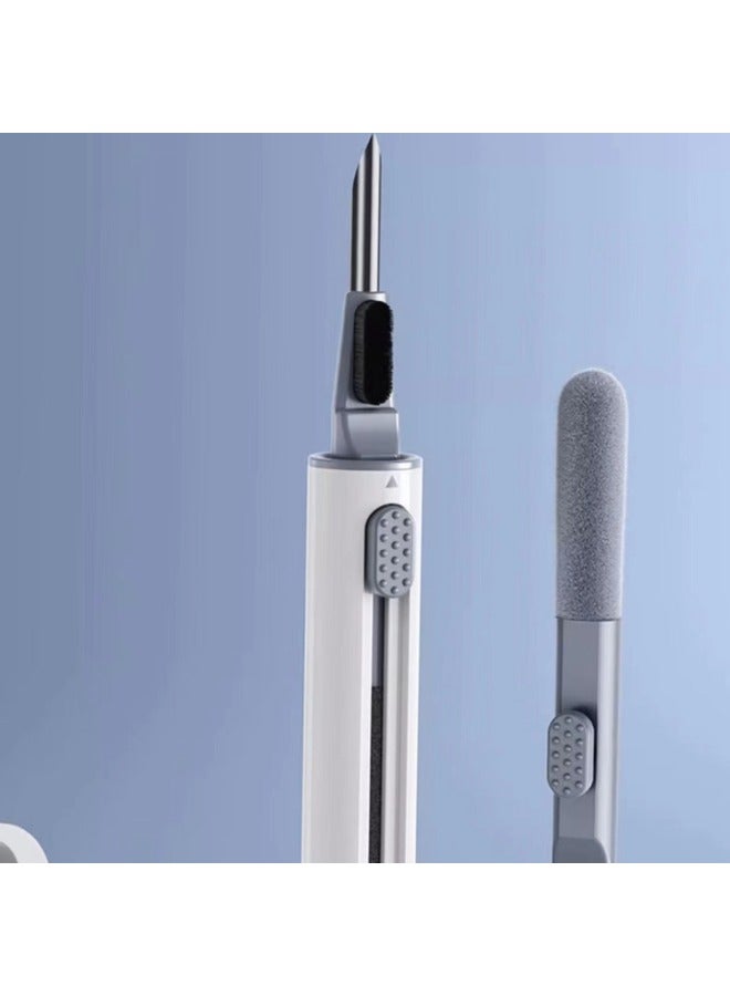 فرشاة تنظيف سماعة رأس بلوتوث من الجيل الثاني، بدلة تنظيف رقمية متعددة الوظائف، سدادات أذن لتنظيف لوحة المفاتيح - اللون: عشرين في واحد أسود/أبيض (يحتوي صندوق الألوان على سائل التنظيف) - Image 4