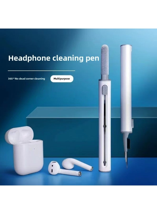 فرشاة تنظيف سماعة رأس بلوتوث من الجيل الثاني، بدلة تنظيف رقمية متعددة الوظائف، سدادات أذن لتنظيف لوحة المفاتيح - اللون: عشرين في واحد أسود/أبيض (يحتوي صندوق الألوان على سائل التنظيف) - Image 2