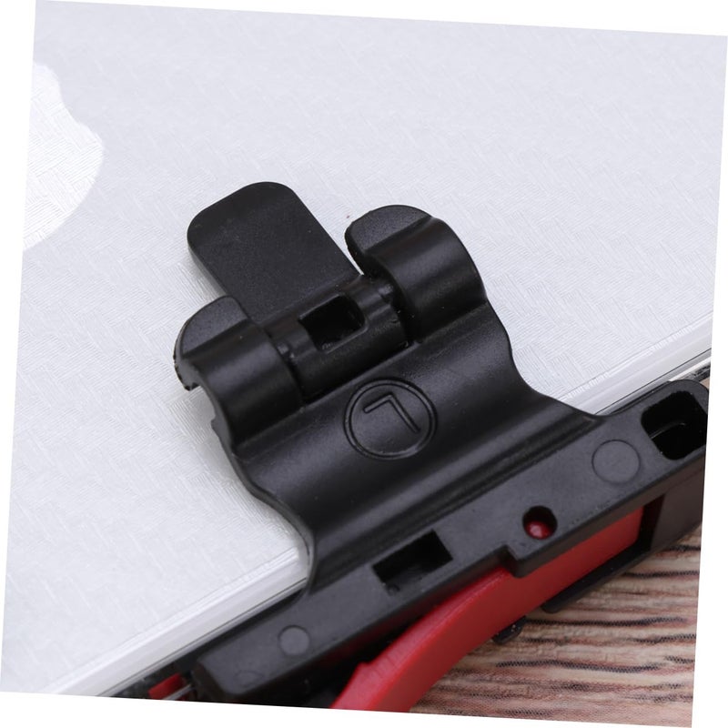 4 Pcs Mobile Game Controller Joystick with Fire Buttons for Smartphones Tablets Easy Install Black Red - Image 4