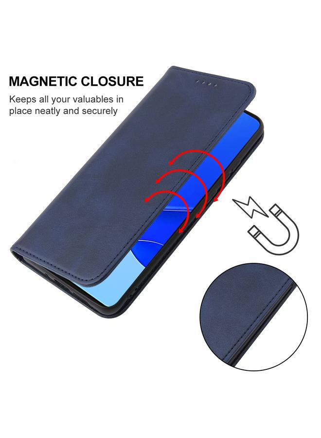 زبون جراب لهاتف Huawei Nova 9 SE مصنوع من الجلد بإغلاق مغناطيسي - Image 5