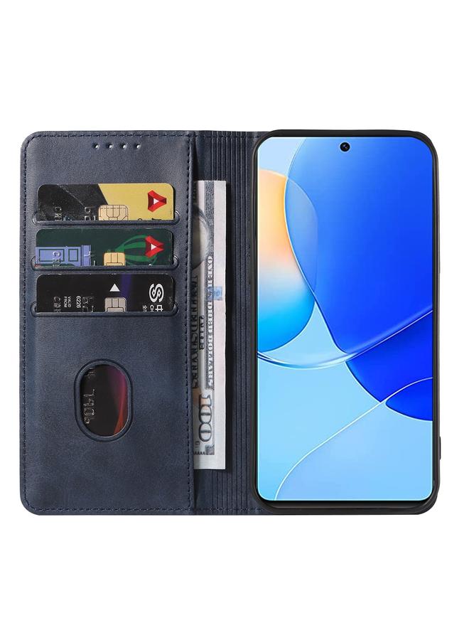 زبون جراب لهاتف Huawei Nova 9 SE مصنوع من الجلد بإغلاق مغناطيسي - Image 3