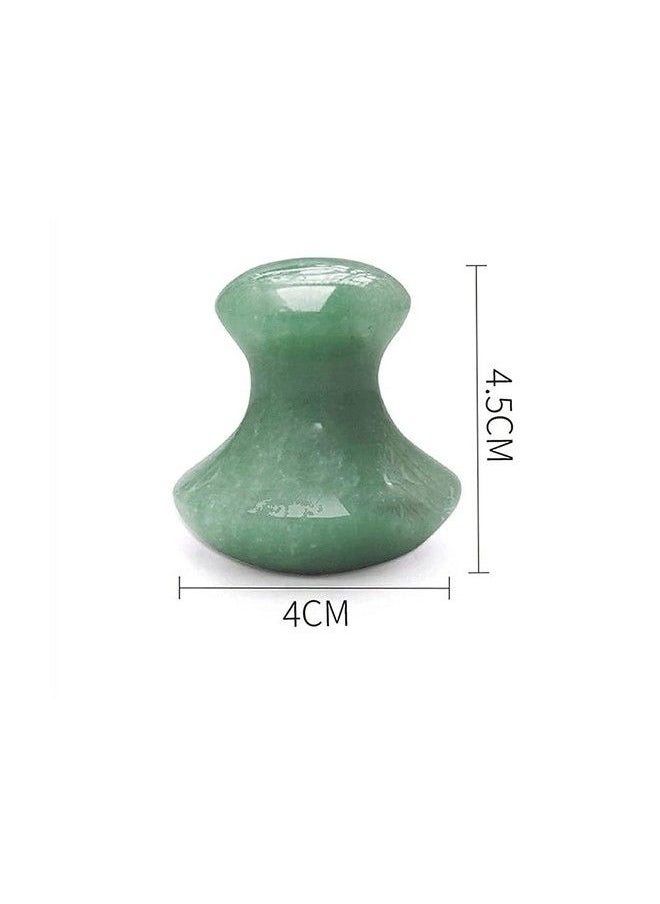 TechPro Gua Sha Facial Tool Natural Jade Stone Guasha Board For Spa Acupuncture Therapy Trigger Point Treatment Gua Sha Scraping Massage Tool Face Roller And Manual Massage Stone For Skin Care  - Image 4