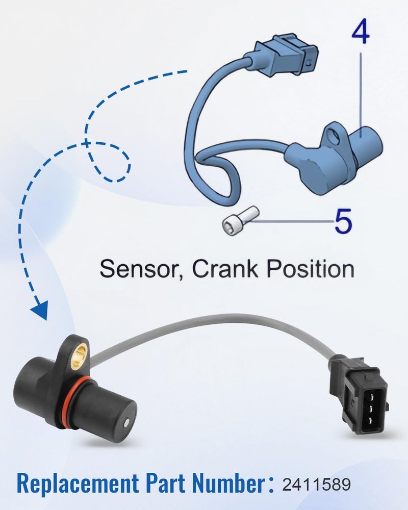 YUANTUO 2411589 Crank Position Sensor Fits for Polaris Sportsman RZR SP Touring WV X2 XP, Fits for Scrambler XP 850 1000 - Image 3