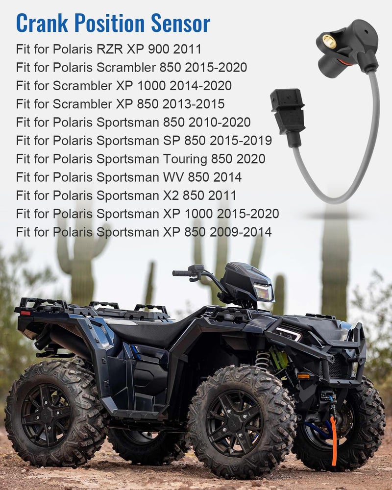 YUANTUO 2411589 Crank Position Sensor Fits for Polaris Sportsman RZR SP Touring WV X2 XP, Fits for Scrambler XP 850 1000 - Image 2