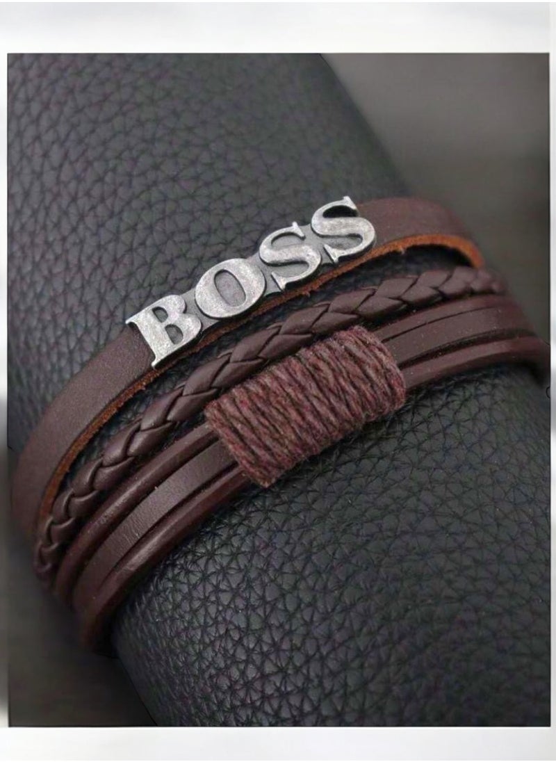 BOSS Elegant & High Quality Bracelet For Men Size 21cm  - Image 2