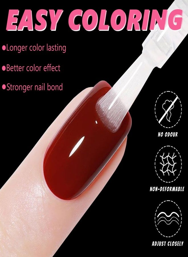 Lifextol 240pc Square Gel Nail Tips Long Fake Nails for Press on Nails Clear Acrylic Nails Tips, 12 Size Full Cover Nail tips Square Soft Gel Nail Tip False Nails Extension Artificial Fingernail - Image 4