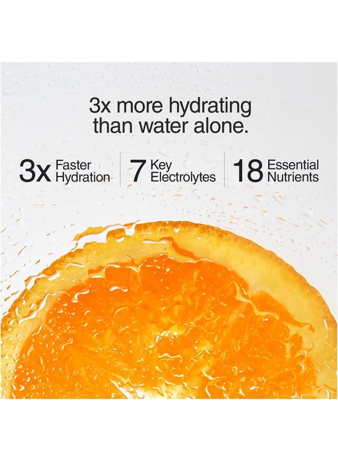 PHIZZ Electrolytes, Multivitamin & Hydration Tablets - 20 Effervescent Rehydration Electrolyte Tablets - 18 Vitamins & Minerals, Vitamin C, Vegan, Vegetarian & Low Calorie (Orange, 20 Tablets) - Image 3