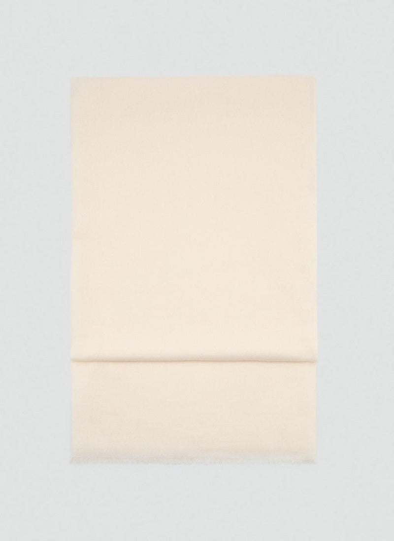 MANGO Casual Plain Scarf  - Image 1