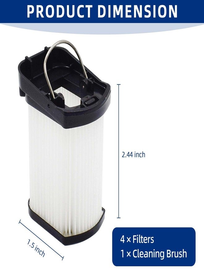 ADDFRESH - Replacement Filter Compatible with Shark WV401 WV401BL WV401PK Cordless Hand Vacuum WANDVAC - Washable and Reusable Filter - Compare to Part XFFWV400 - 4 PCs - Image 4