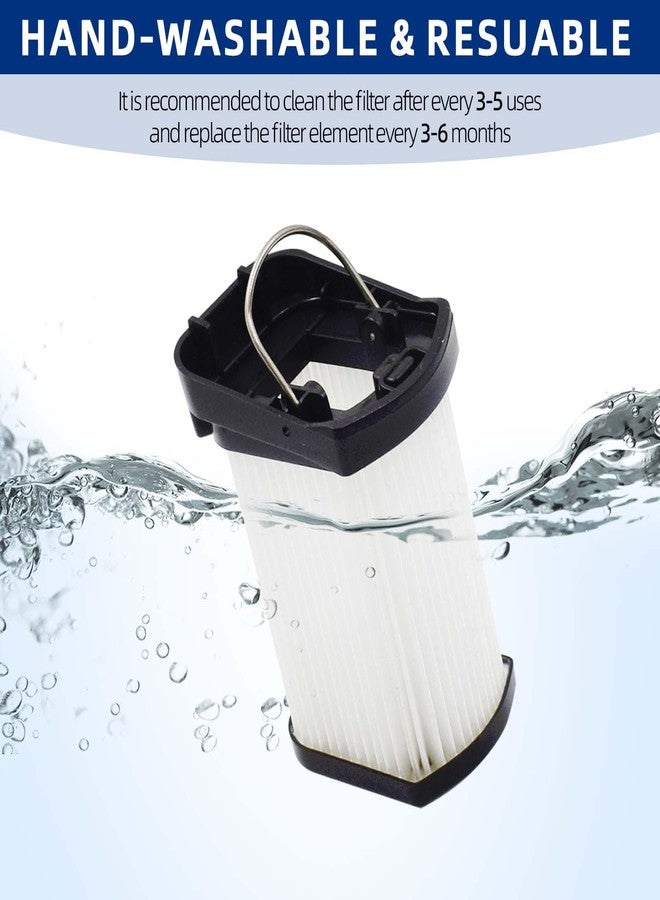ADDFRESH - Replacement Filter Compatible with Shark WV401 WV401BL WV401PK Cordless Hand Vacuum WANDVAC - Washable and Reusable Filter - Compare to Part XFFWV400 - 4 PCs - Image 5