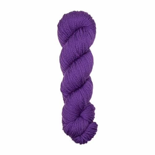 GANGA Acrowools Ganga Alisha Hand Knitting Yarn, 100% Acrylic Pack of 300 GMS (ALS09 - Witch Purple) - Image 1