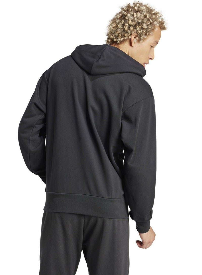 Adidas Essentials Big Logo French Terry Hoodie - Image 2