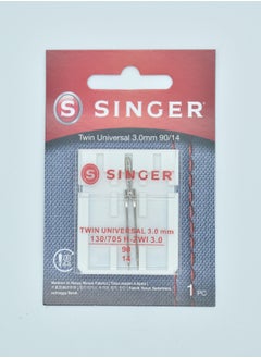 SINGER SINGER TWIN UNIVERSAL NEEDLES SIZE 3.0mm (PACK OF 1 NEEDLE) BRAZIL (90/14) 