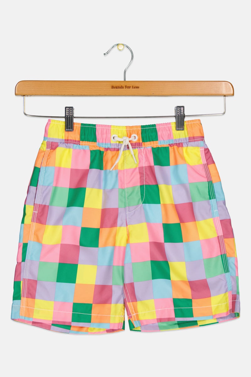 GAP شورتات أساسية مخططة للأولاد، متعددة الألوان - Image 2
